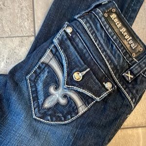 Rock Revival Stephanie Easy Capri Jeans